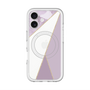 スリムプロテクションプレミアムケース with MagSafe［ マーブルトライアングルパレット - Purple ］