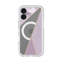スリムプロテクションプレミアムケース with MagSafe［ マーブルトライアングルパレット - Purple ］