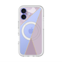 スリムプロテクションプレミアムケース with MagSafe［ マーブルトライアングルパレット - Purple ］