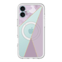 スリムプロテクションプレミアムケース with MagSafe［ マーブルトライアングルパレット - Purple ］