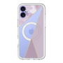 スリムプロテクションプレミアムケース with MagSafe［ マーブルトライアングルパレット - Purple ］