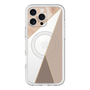 スリムプロテクションプレミアムケース with MagSafe［ マーブルトライアングルパレット - Brown ］