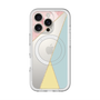 スリムプロテクションプレミアムケース with MagSafe［ マーブルトライアングルパレット - Mix ］
