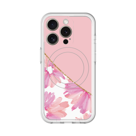 スリムプロテクションプレミアムケース with MagSafe［ ガーリーフラワー ］
