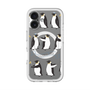 スリムプロテクションプレミアムケース with MagSafe［ キュートペンギンマーチ ］