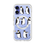 スリムプロテクションプレミアムケース with MagSafe［ キュートペンギンマーチ ］