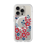 スリムプロテクションプレミアムケース with MagSafe［ 北欧フラワーバード ］