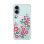 スリムプロテクションプレミアムケース with MagSafe［ 北欧フラワーバード ］