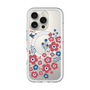 スリムプロテクションプレミアムケース with MagSafe［ 北欧フラワーバード ］