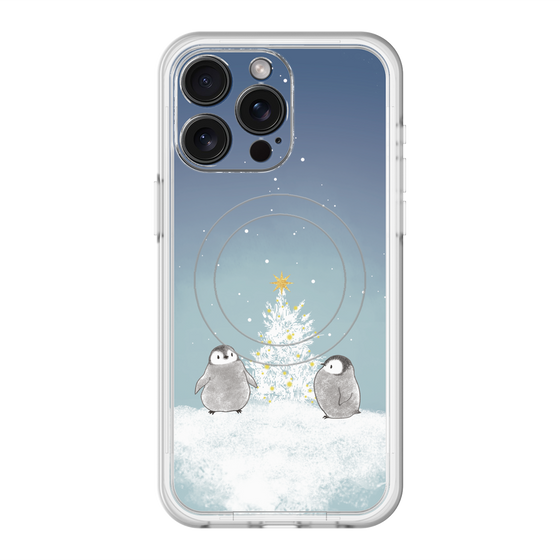 スリムプロテクションプレミアムケース with MagSafe［ 静かなペンギンの夜 ］