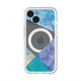 スリムプロテクションプレミアムケース with MagSafe［ 朝焼けパステルパレット - Blue ］