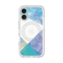 スリムプロテクションプレミアムケース with MagSafe［ 朝焼けパステルパレット - Blue ］