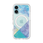 スリムプロテクションプレミアムケース with MagSafe［ 朝焼けパステルパレット - Blue ］