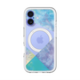 スリムプロテクションプレミアムケース with MagSafe［ 朝焼けパステルパレット - Blue ］