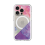 スリムプロテクションプレミアムケース with MagSafe［ 朝焼けパステルパレット - Purple ］