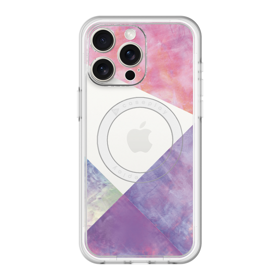 スリムプロテクションプレミアムケース with MagSafe［ 朝焼けパステルパレット - Purple ］