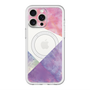 スリムプロテクションプレミアムケース with MagSafe［ 朝焼けパステルパレット - Purple ］