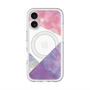 スリムプロテクションプレミアムケース with MagSafe［ 朝焼けパステルパレット - Purple ］