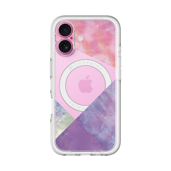 スリムプロテクションプレミアムケース with MagSafe［ 朝焼けパステルパレット - Purple ］