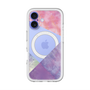 スリムプロテクションプレミアムケース with MagSafe［ 朝焼けパステルパレット - Purple ］