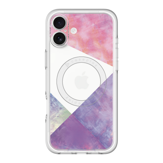 スリムプロテクションプレミアムケース with MagSafe［ 朝焼けパステルパレット - Purple ］