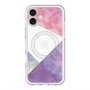 スリムプロテクションプレミアムケース with MagSafe［ 朝焼けパステルパレット - Purple ］