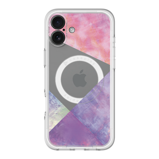 スリムプロテクションプレミアムケース with MagSafe［ 朝焼けパステルパレット - Purple ］
