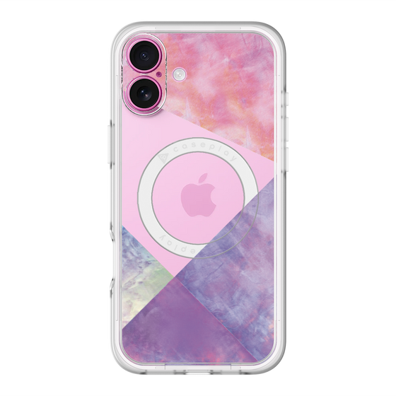 スリムプロテクションプレミアムケース with MagSafe［ 朝焼けパステルパレット - Purple ］