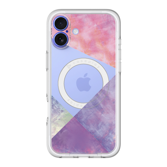 スリムプロテクションプレミアムケース with MagSafe［ 朝焼けパステルパレット - Purple ］