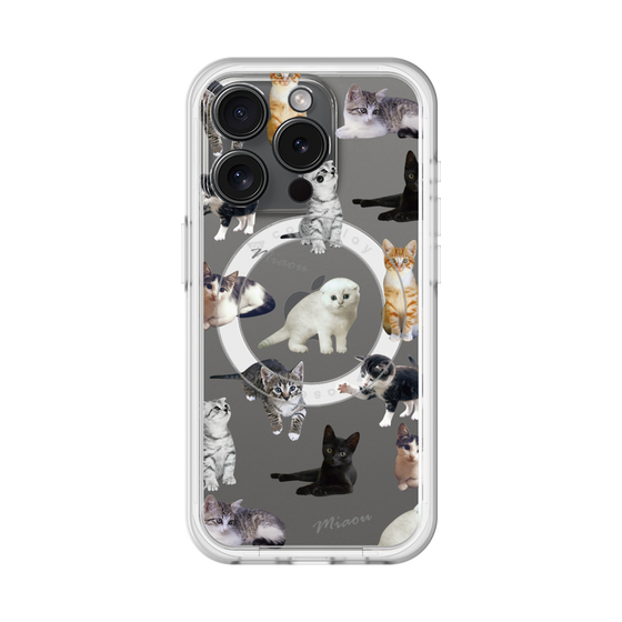 スリムプロテクションプレミアムケース with MagSafe［ キャットコレクション ］