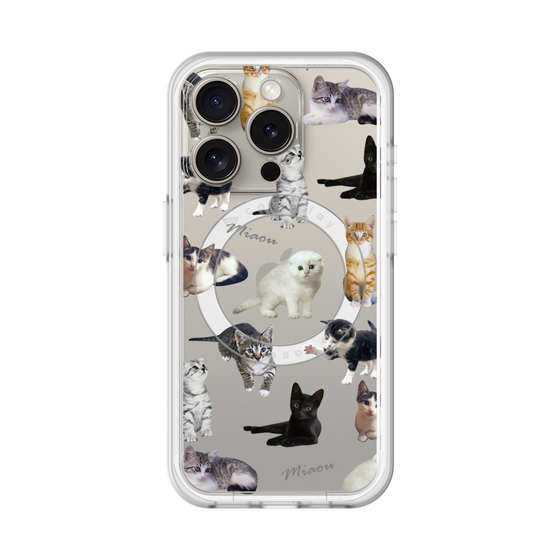 スリムプロテクションプレミアムケース with MagSafe［ キャットコレクション ］