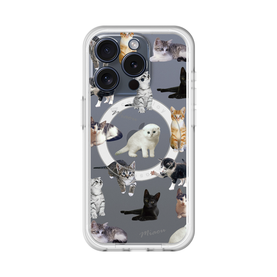 スリムプロテクションプレミアムケース with MagSafe［ キャットコレクション ］