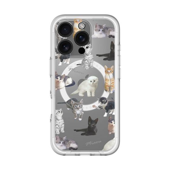 スリムプロテクションプレミアムケース with MagSafe［ キャットコレクション ］