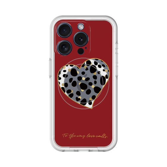 スリムプロテクションプレミアムケース with MagSafe［ ダルメシアンハート ］