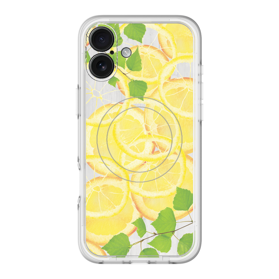 スリムプロテクションプレミアムケース with MagSafe［ レモン ］