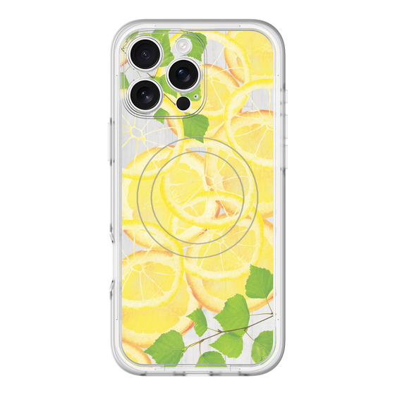 スリムプロテクションプレミアムケース with MagSafe［ レモン ］