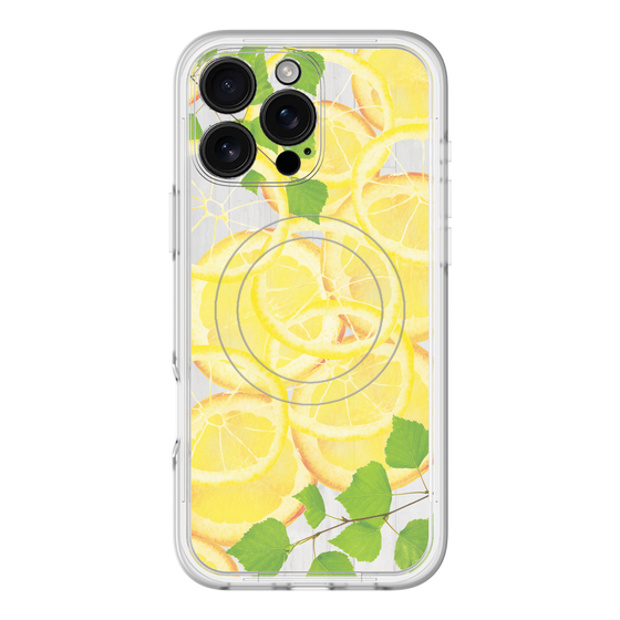 スリムプロテクションプレミアムケース with MagSafe［ レモン ］