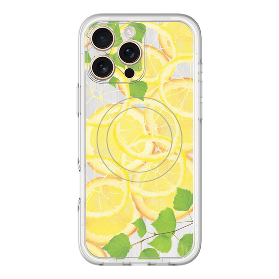 スリムプロテクションプレミアムケース with MagSafe［ レモン ］