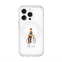 スリムプロテクションプレミアムケース with MagSafe［ Dont stop - White ］