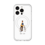 スリムプロテクションプレミアムケース with MagSafe［ Dont stop - White ］