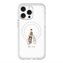 スリムプロテクションプレミアムケース with MagSafe［ Dont stop - White ］