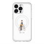 スリムプロテクションプレミアムケース with MagSafe［ Dont stop - White ］