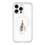 スリムプロテクションプレミアムケース with MagSafe［ Dont stop - White ］