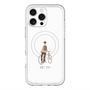 スリムプロテクションプレミアムケース with MagSafe［ Dont stop - White ］