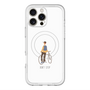 スリムプロテクションプレミアムケース with MagSafe［ Dont stop - White ］