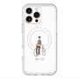スリムプロテクションプレミアムケース with MagSafe［ Dont stop - White ］