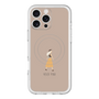 スリムプロテクションプレミアムケース with MagSafe［ Never Mind - Beige ］