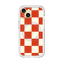 スリムプロテクションプレミアムケース with MagSafe［ 市松模様 - Red ］