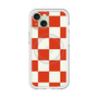 スリムプロテクションプレミアムケース with MagSafe［ 市松模様 - Red ］