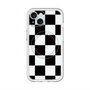 スリムプロテクションプレミアムケース with MagSafe［ 市松模様 - Black ］